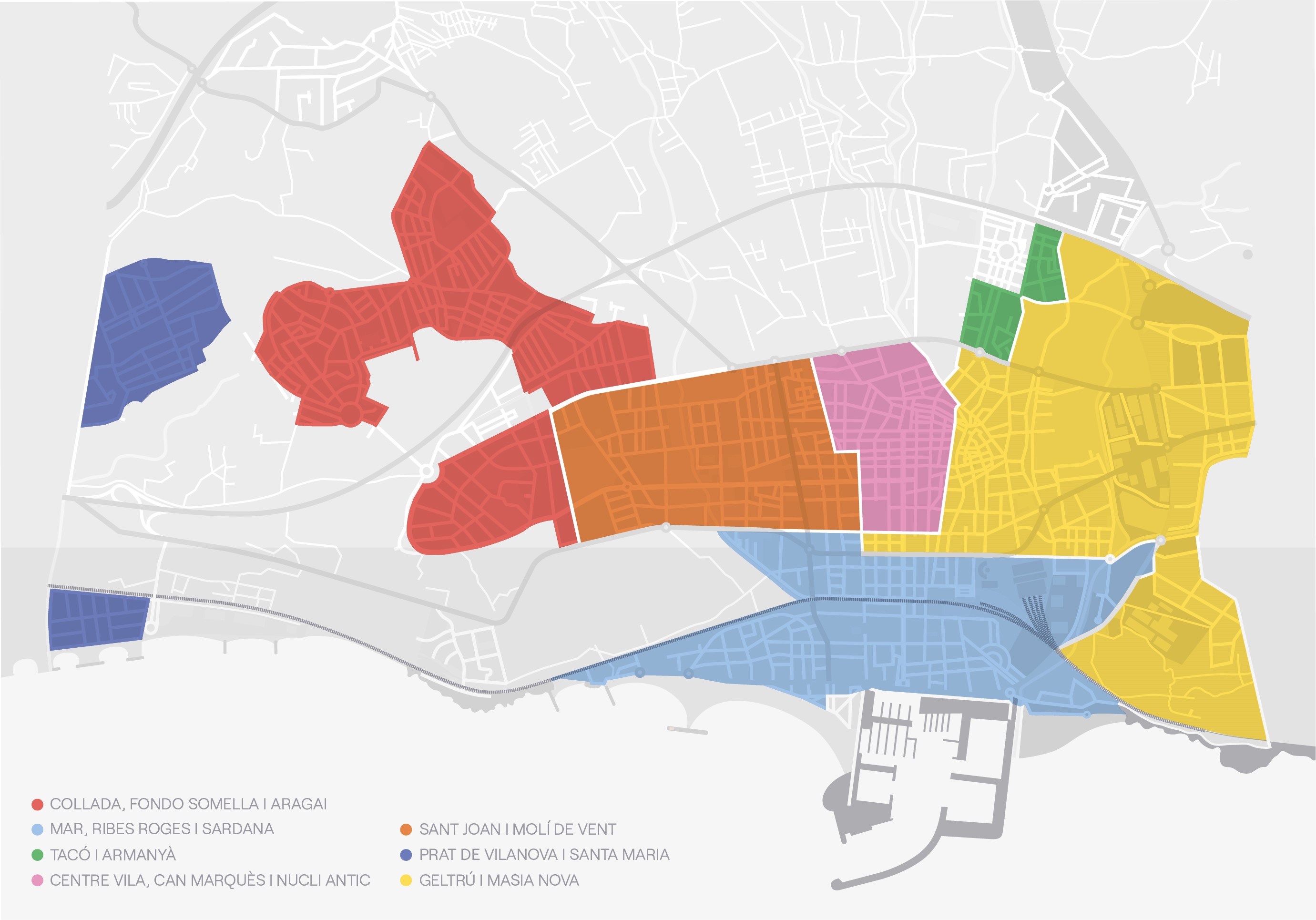 Mapa amb llegenda